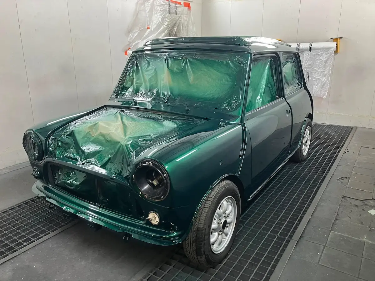 Mise en Peinture Austin Mini — après