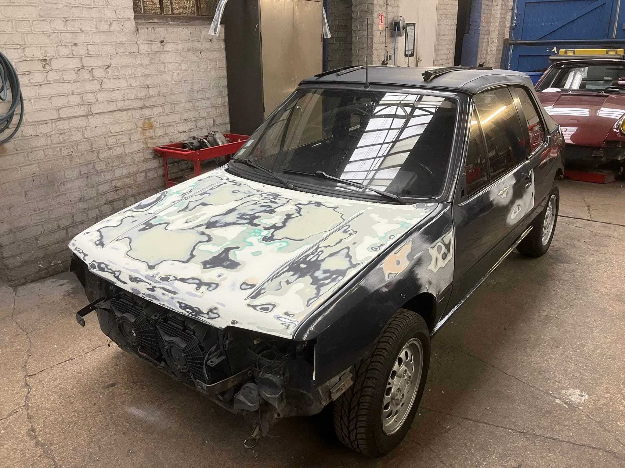 Restauration carrosserie Peugeot 205 CTI Cabriolet — étape 2